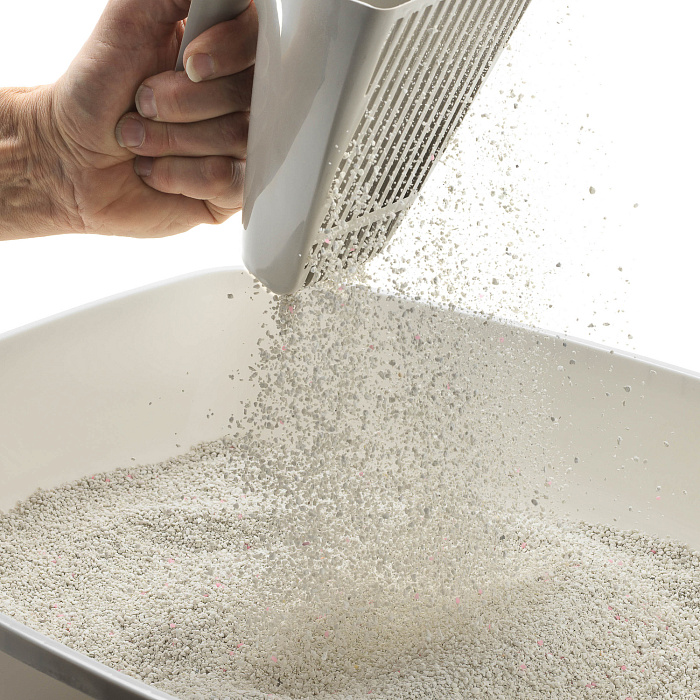 Moderna совочек Scoop & Sift 15x13x13h см отверстия узкие, серый СКИДКА 40%