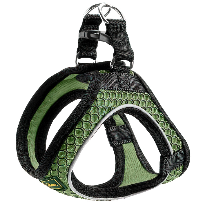 Hunter шлейка для собак Hilo Comfort 52-58 см, сетчатый текстиль, оливковая СКИДКА 40%