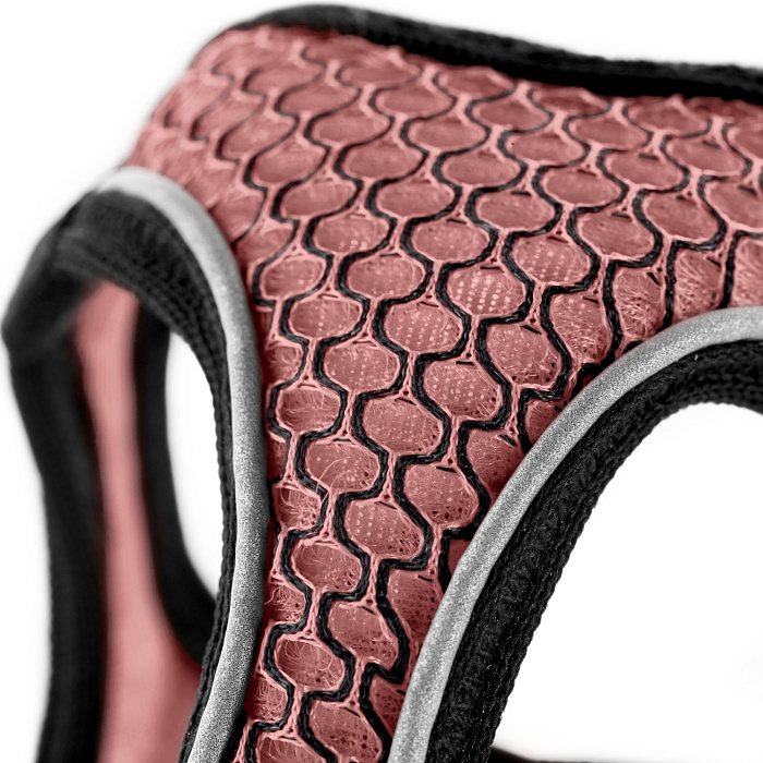 Hunter шлейка для собак Hilo Comfort 40-46 см, сетчатый текстиль, пыльная роза СКИДКА 40%