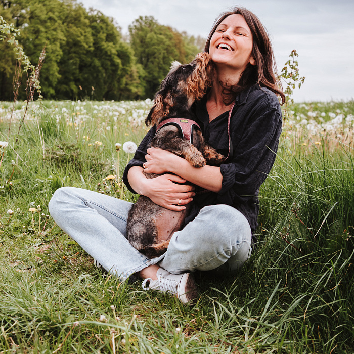 Hunter шлейка для собак Hilo Comfort 40-46 см, сетчатый текстиль, пыльная роза СКИДКА 40%