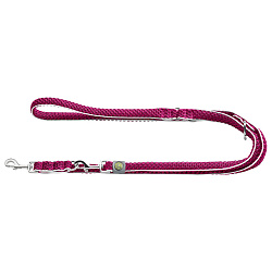 Hunter поводок-перестежка для собак Hilo 25 / 200 нейлон розовый СКИДКА 50%