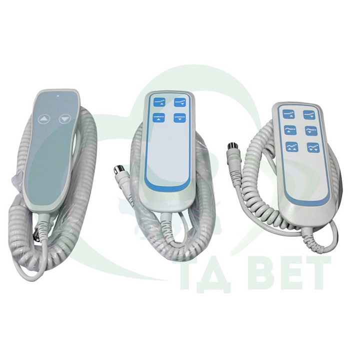 ТД ВЕТ Стол ветеринарный СВУ-9 V-образная столешница, 1350х600x(770-990)h мм (ручной пульт управления)