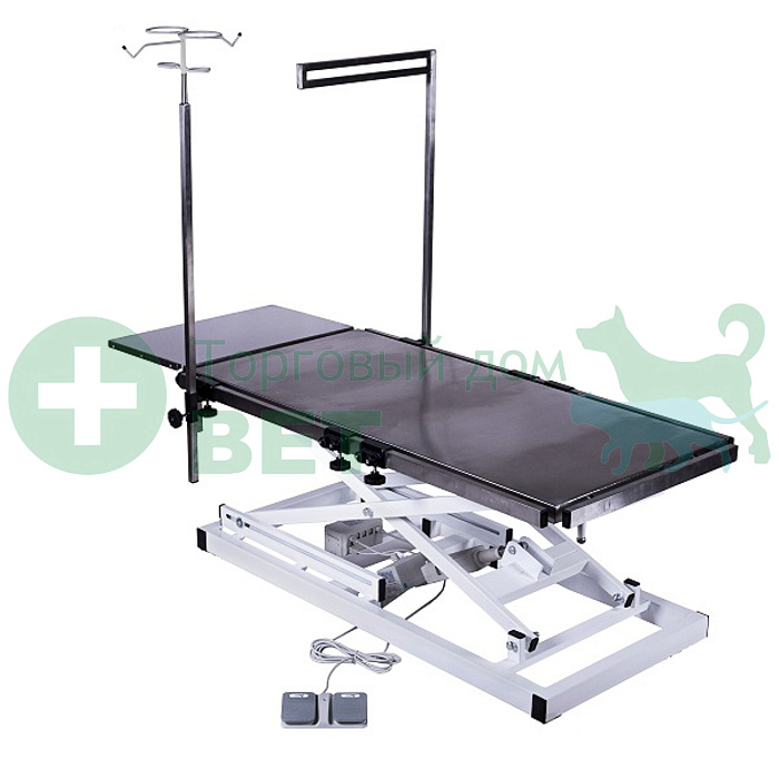 ТД ВЕТ Стол с подогревом ветеринарный офтальмологический VETBOT-96, 1730х700х(330- 1050)h (каркас серый, пульт ножной)