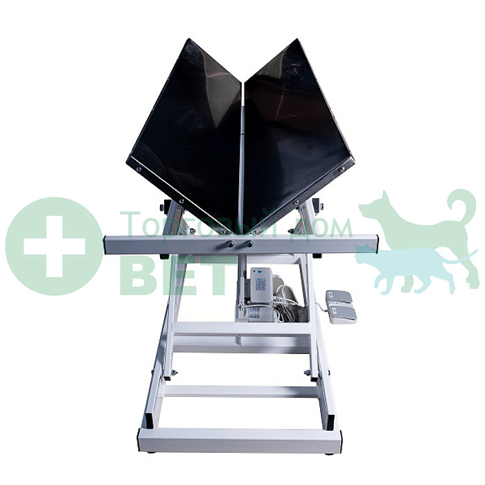 ТД ВЕТ Ветеринарный стол с электроприводом для хирургических операций Vetbot-91.01, 1300х600х(330- 1130h) (каркас белый, пульт ножной)