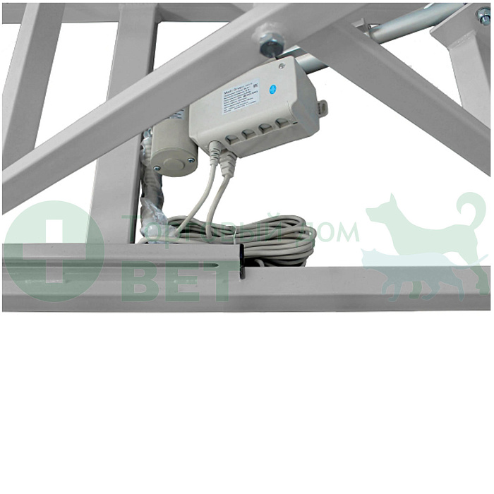 ТД ВЕТ  Стол VETBOT-72.1 без слива  со штативом, 1340х640х(330- 1050)h (каркас серый, пульт ручной)