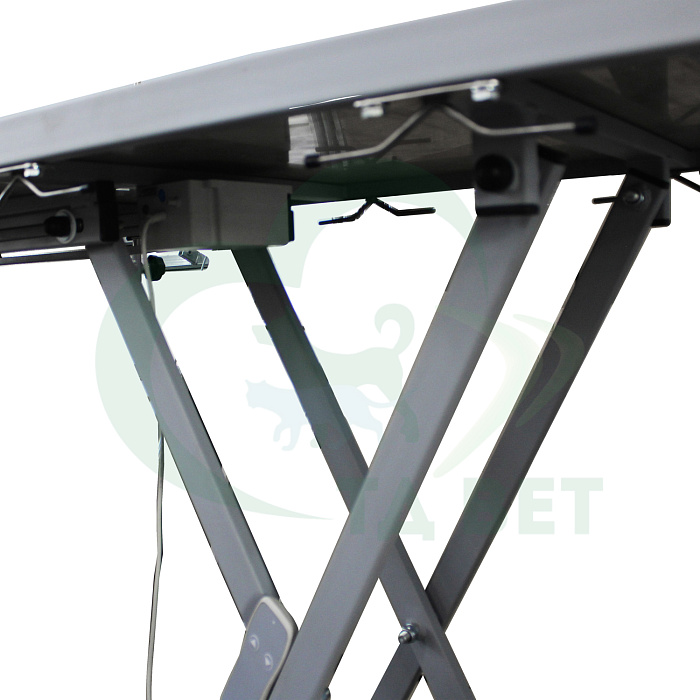 ТД ВЕТ Стол ветеринарный VETBOT-79 с носилками,1300x600x(330- 1050)h (каркас серый, пульт ручной)