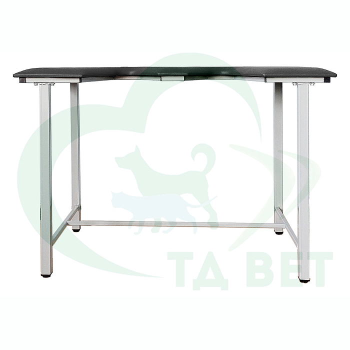 ТД ВЕТ Стол ветеринарный СВУ-5 для УЗИ, 1320x720x900, каркас серый, черная обивка