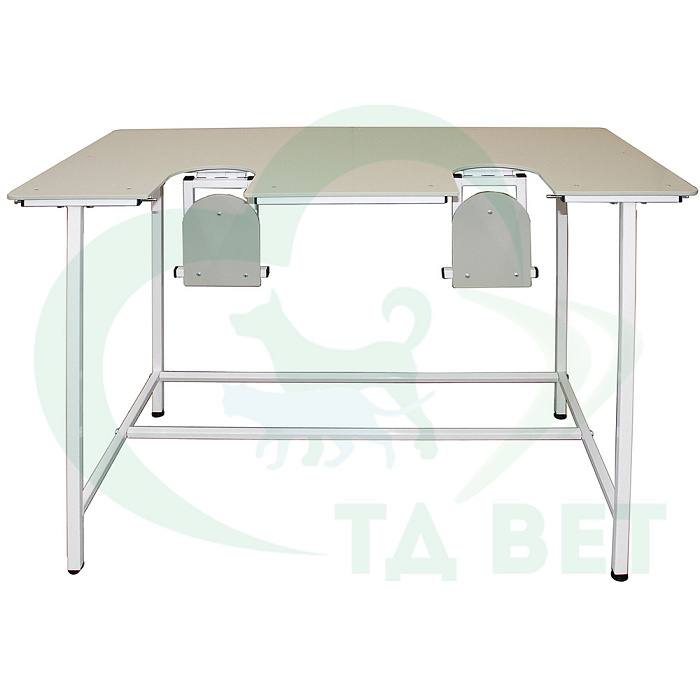 ТД ВЕТ Стол ветеринарный СВУ-29.2  для УЗИ и эхо процедур, 1320х720х900h (каркас белый)