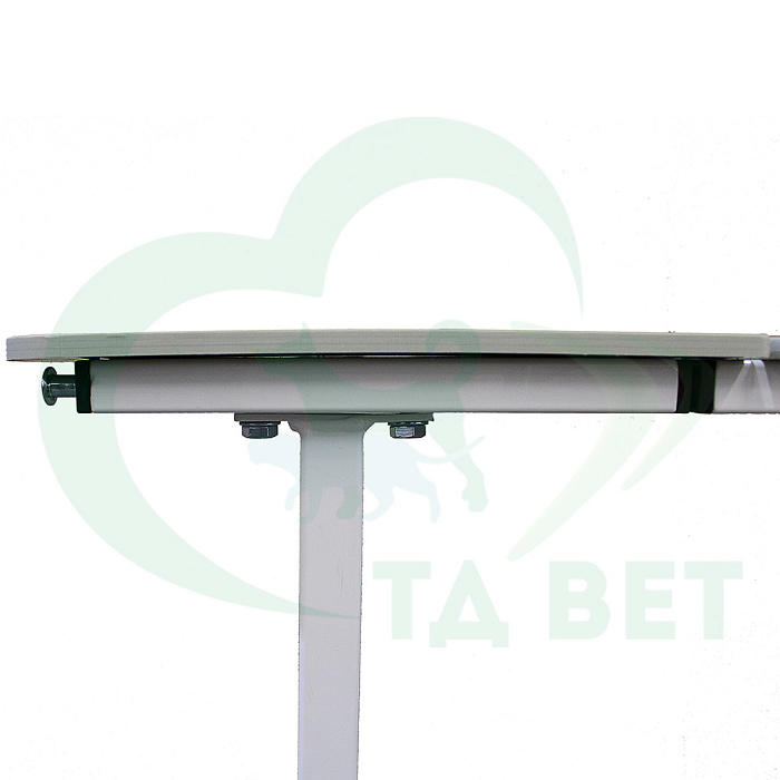 ТД ВЕТ Стол ветеринарный СВУ-29.2  для УЗИ и эхо процедур, 1320х720х900h (каркас белый)