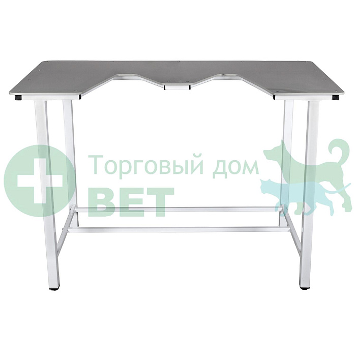 ТД ВЕТ Стол ветеринарный СВУ-18 для УЗИ, пластик, 1320x720x900, каркас белый