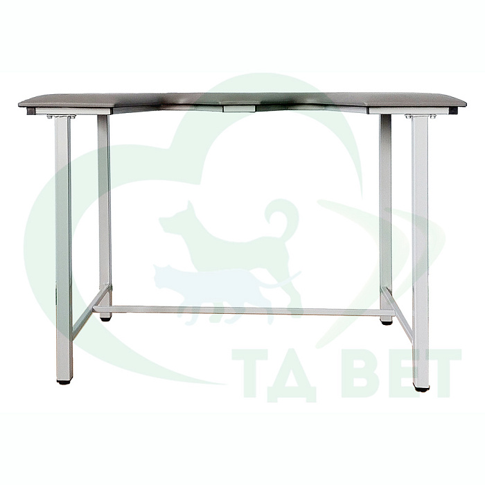 ТД ВЕТ Стол ветеринарный СВУ-5 для УЗИ, 1320x720x900, каркас серый, серая обивка