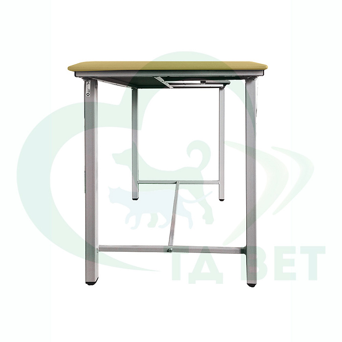 ТД ВЕТ Стол ветеринарный СВУ-5 для УЗИ, 1320x720x900, каркас серый, бежевая обивка