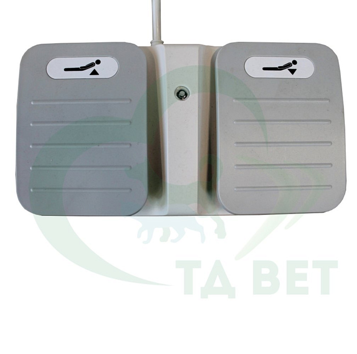 ТД ВЕТ Стол для УЗИ с откидными дверцами VETBOT-75 стол-ца пластик, эл/прив., 1320x720x(330- 1090)h мм (коврик-накладка ) (каркас бел., пульт ножной)