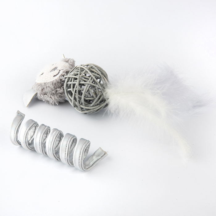 Игрушка Petpark для кошек Космический пёс и пружинка с кошачьей мятой (2 шт в комплекте) СКИДКА 50%