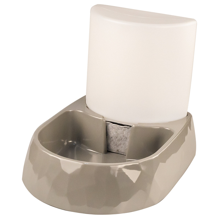 Автопоилка SuperDesign меламиновая 2100 мл, серая СКИДКА 50%