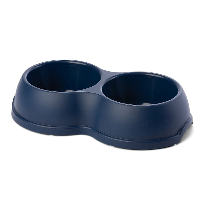 Миска My Pets Solutions ENJOY 9 2x0,6 л темно-синий СКИДКА 30%