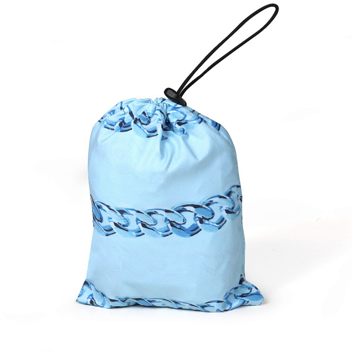 Дождевик United Pets для собак Easy 28, голубой с голубым рисунком СКИДКА 30%