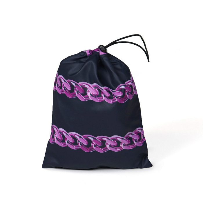 Дождевик United Pets для собак Easy 40, черный с розовым рисунком СКИДКА 30%