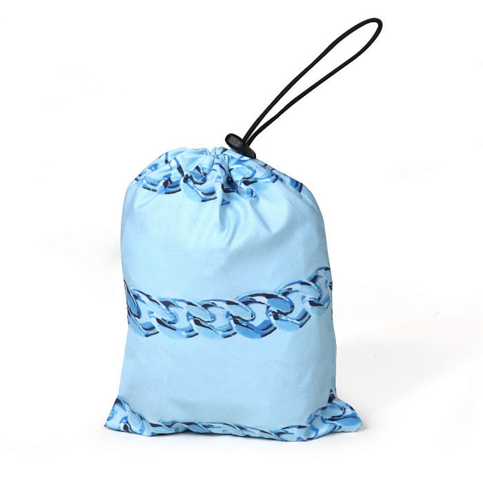 Дождевик United Pets для собак Easy 50, голубой с голубым рисунком СКИДКА 30%