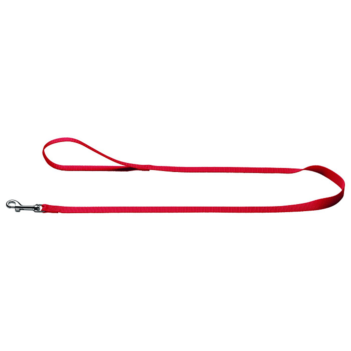 Поводок Hunter London Mini для собак, ширина 10 мм, длина 140 см, нейлон, красный