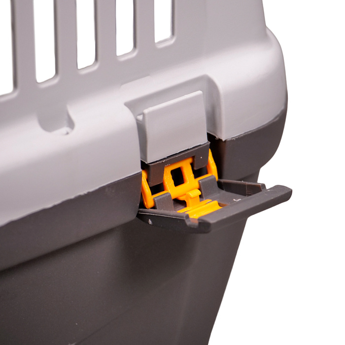 MPS переноска SKUDO 4  68х48х51h см с металлической дверцей с замком серая