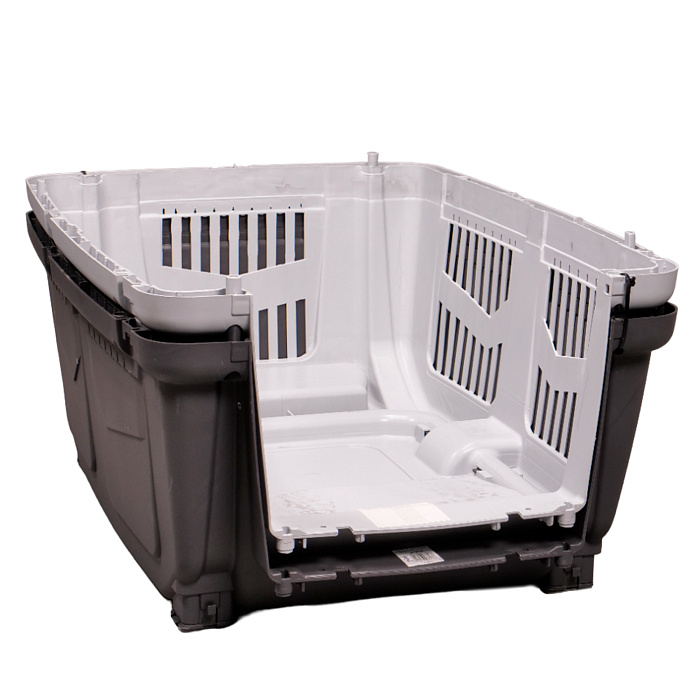 MPS переноска SKUDO 4  68х48х51h см с металлической дверцей с замком серая