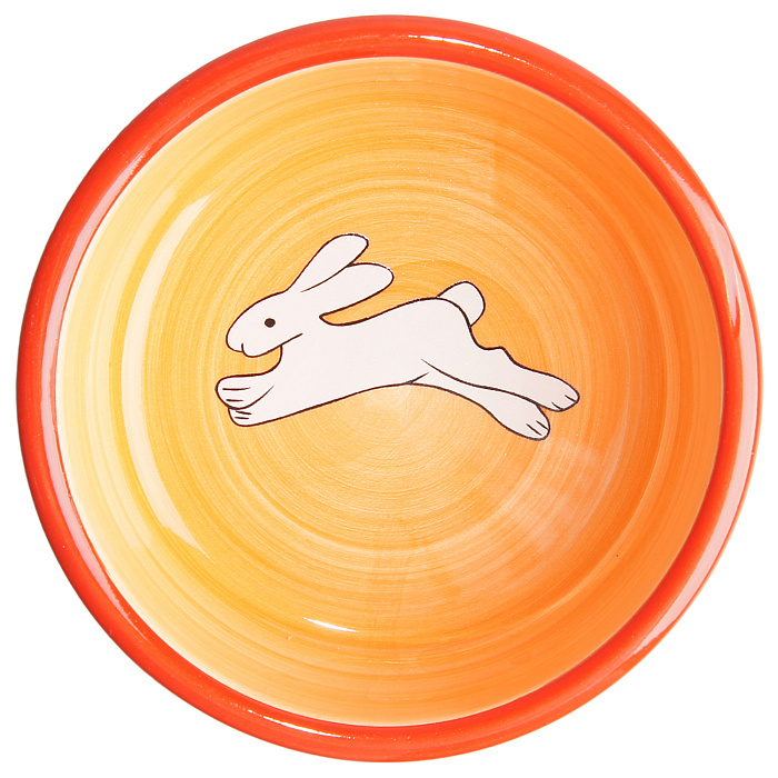 Миска Mr.Kranch для грызунов Кролик 140 мл оранжевая