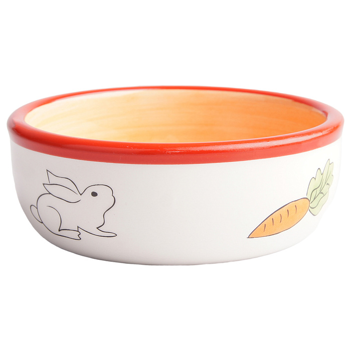 Миска Mr.Kranch для грызунов Кролик 140 мл оранжевая