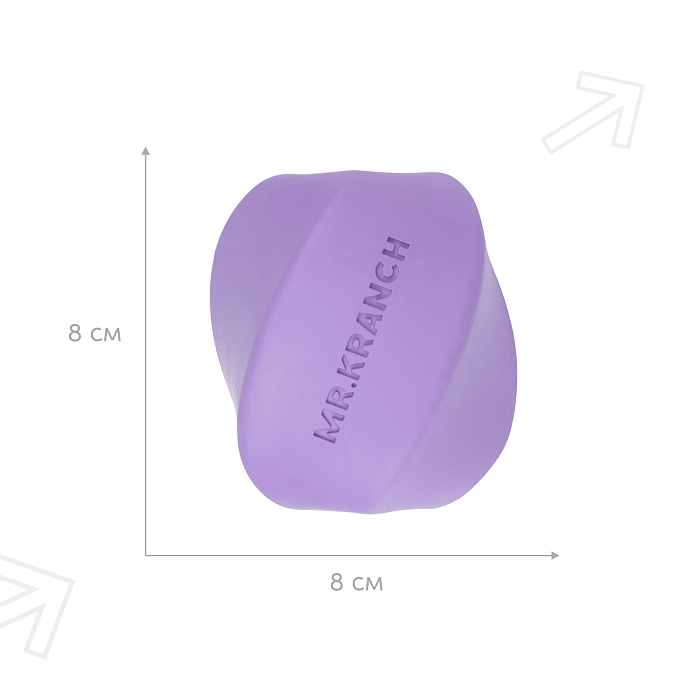 Игрушка Mr.Kranch для собак Твистер 8*8 см фиолетовая с ароматом сливок