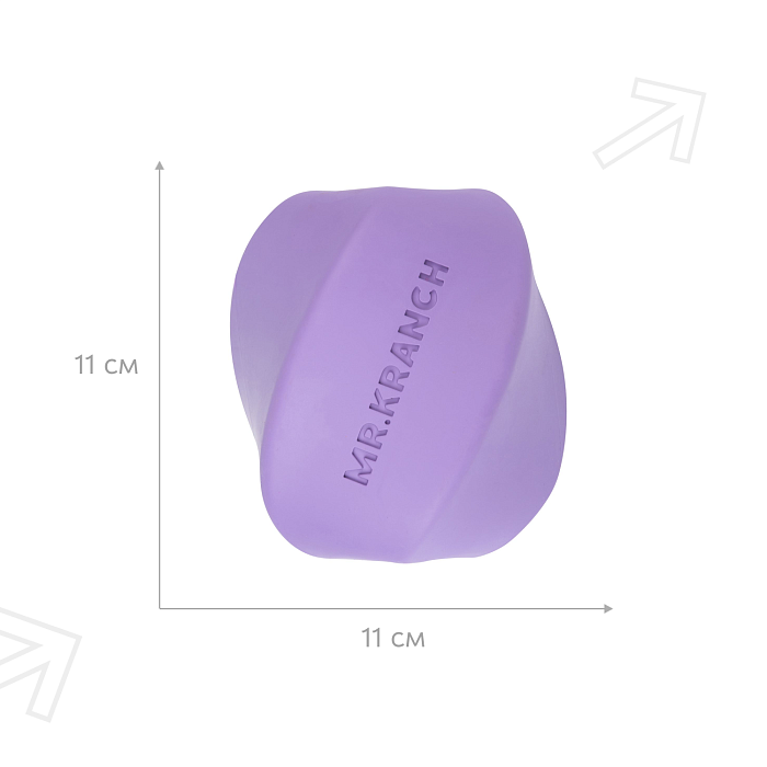 Игрушка Mr.Kranch для собак Твистер 11*11 см фиолетовая с ароматом сливок