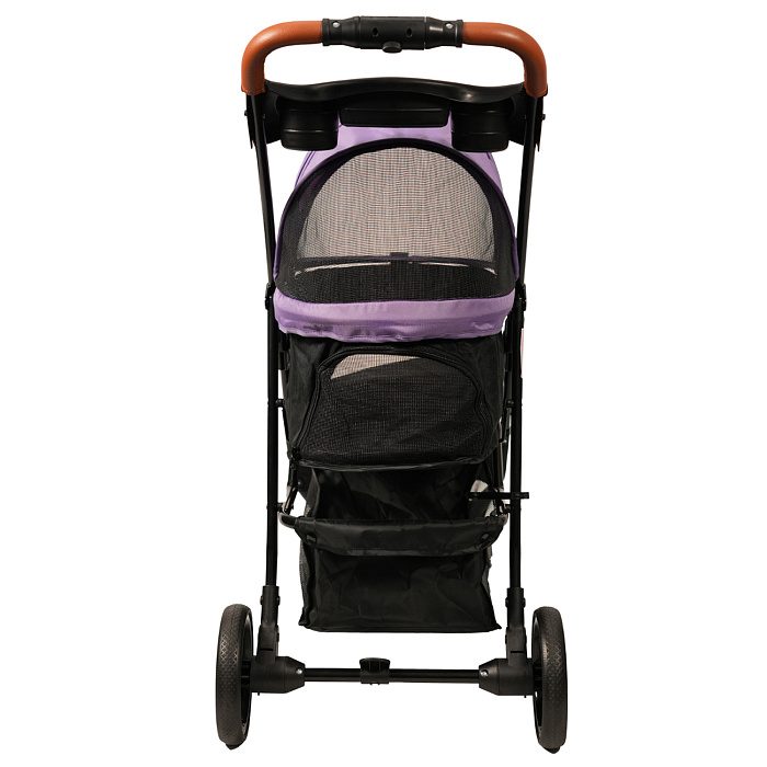 Коляска прогулочная Mr.Kranch для собак и кошек (макс. нагрузка 15 кг) фиолетовая