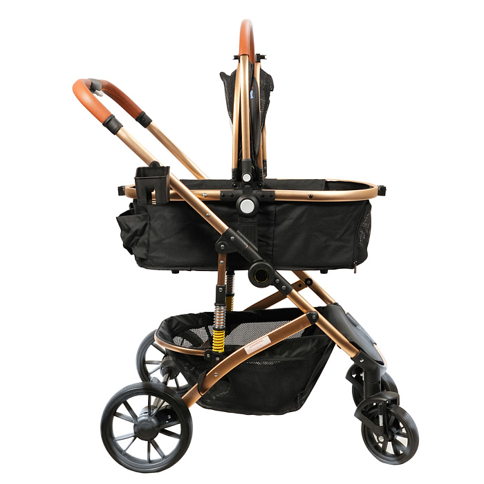 Коляска прогулочная Mr.Kranch для собак и кошек большая с амортизацией (макс. нагрузка 20 кг) разноцветная