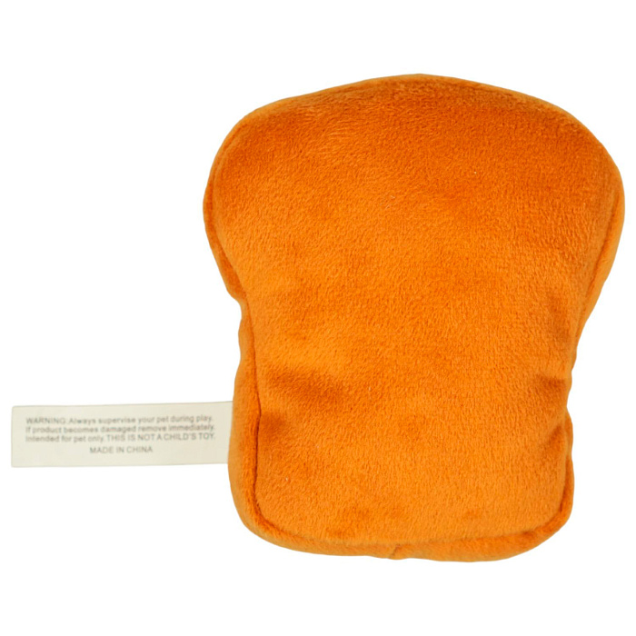 Игрушка Mr.Kranch для собак Тост с пищалкой и шуршащими элементами 10см