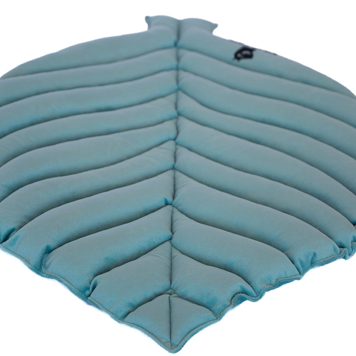 Лежанка Mr.Kranch для собак Листочек средняя размер 90х65х5см мятная