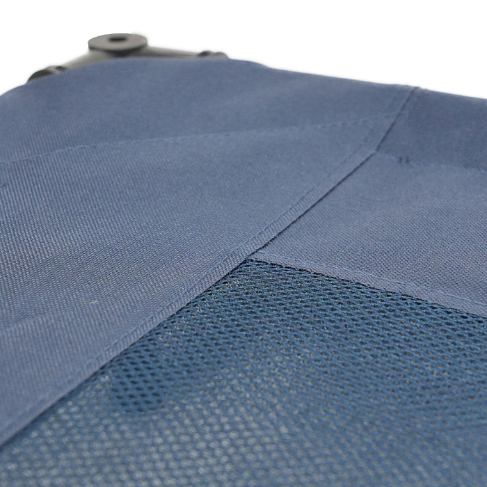 Лежанка-шезлонг каркасная для собак Mr.Kranch Elevated S малая 62х46х19 см синяя