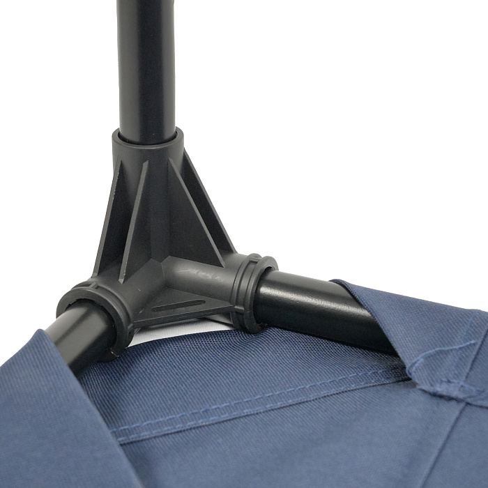 Лежанка-шезлонг каркасная для собак Mr.Kranch Elevated L большая 108х76х19 см синяя