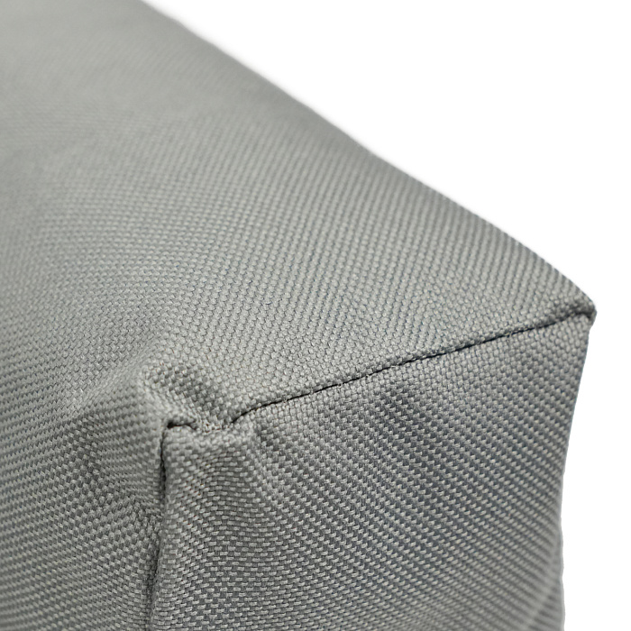 Лежанка-шезлонг каркасная для собак Mr.Kranch Elevated с мягкими бортиками средняя 81х63х27 см серая