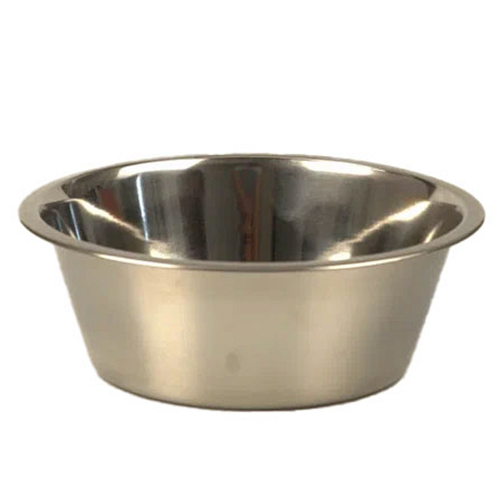 Миска Mr.Kranch из нержавеющей стали с креплением для клеток и вольеров на болтах 1800 мл