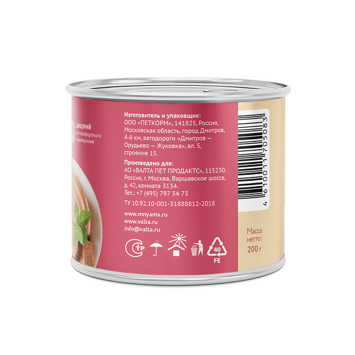 Влажный корм Мнямс На каждый день Паштет из индейки для собак «КОМФОРТНОЕ ПИЩЕВАРЕНИЕ» 200 г