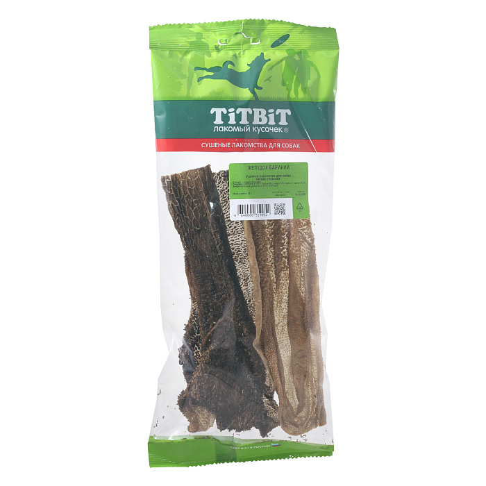Лакомство TiTBiT Желудок бараний для собак 33 г