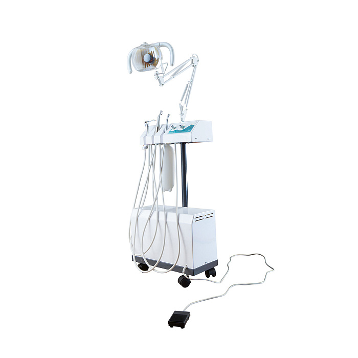 Бормашина передвижная комбинированная БПК-02 слюноотсос + светильник