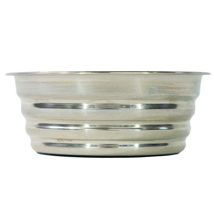 Миска Mr.Kranch из нержавеющей стали с керамическим покрытием Cyclo 400 мл нескользящее основание изумрудная СКИДКА 50%