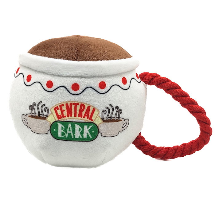 Игрушка Mr.Kranch для собак Кофейная чашечка с пищалкой новогодняя серия СКИДКА 40%