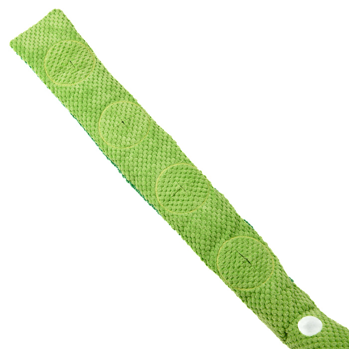 Игрушка Mr.Kranch для собак Червячок с карманами под лакомство 70 см зеленая