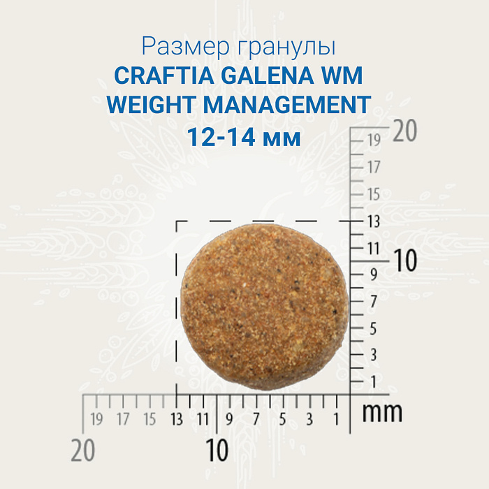 Ветеринарная диета CRAFTIA GALENA DOG WEIGHT MANAGEMENT (Obesity) Вейт Менеджмент (Обесити) для собак при избыточном весе 10 кг