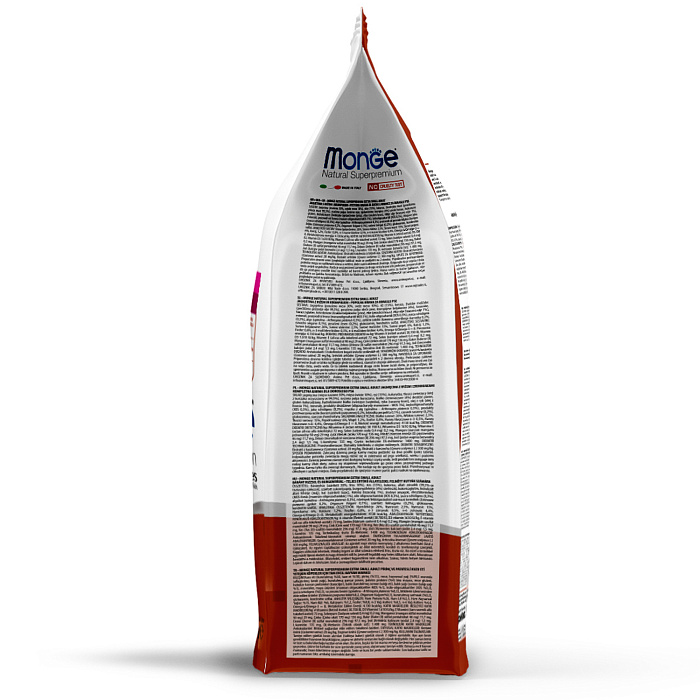 Сухой корм Monge Dog Speciality Line Extra Small для взрослых собак миниатюрных пород ягненок с рисом и картофелем 800 г