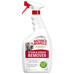 Уничтожитель пятен и запахов Nature's Miracle для собак универсальный, спрей 709 мл