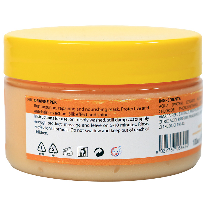 ISB Fruit of the Groomer Orange Восстанавливающая маска для слабой выпадающей шерсти 100 мл