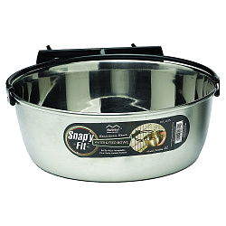 Миска MidWest для собак, для клеток и вольеров 1,85 л нержавеющая сталь