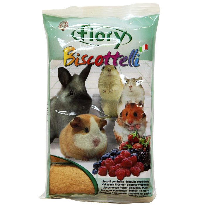 FIORY бисквиты для грызунов Biscottelli с ягодами 35 г